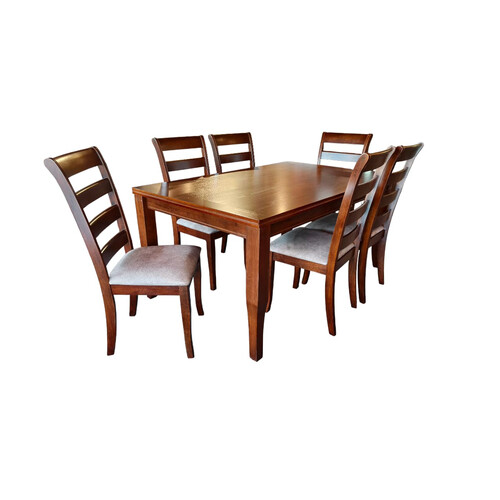 3D-AMBER DINING SET (1+6)